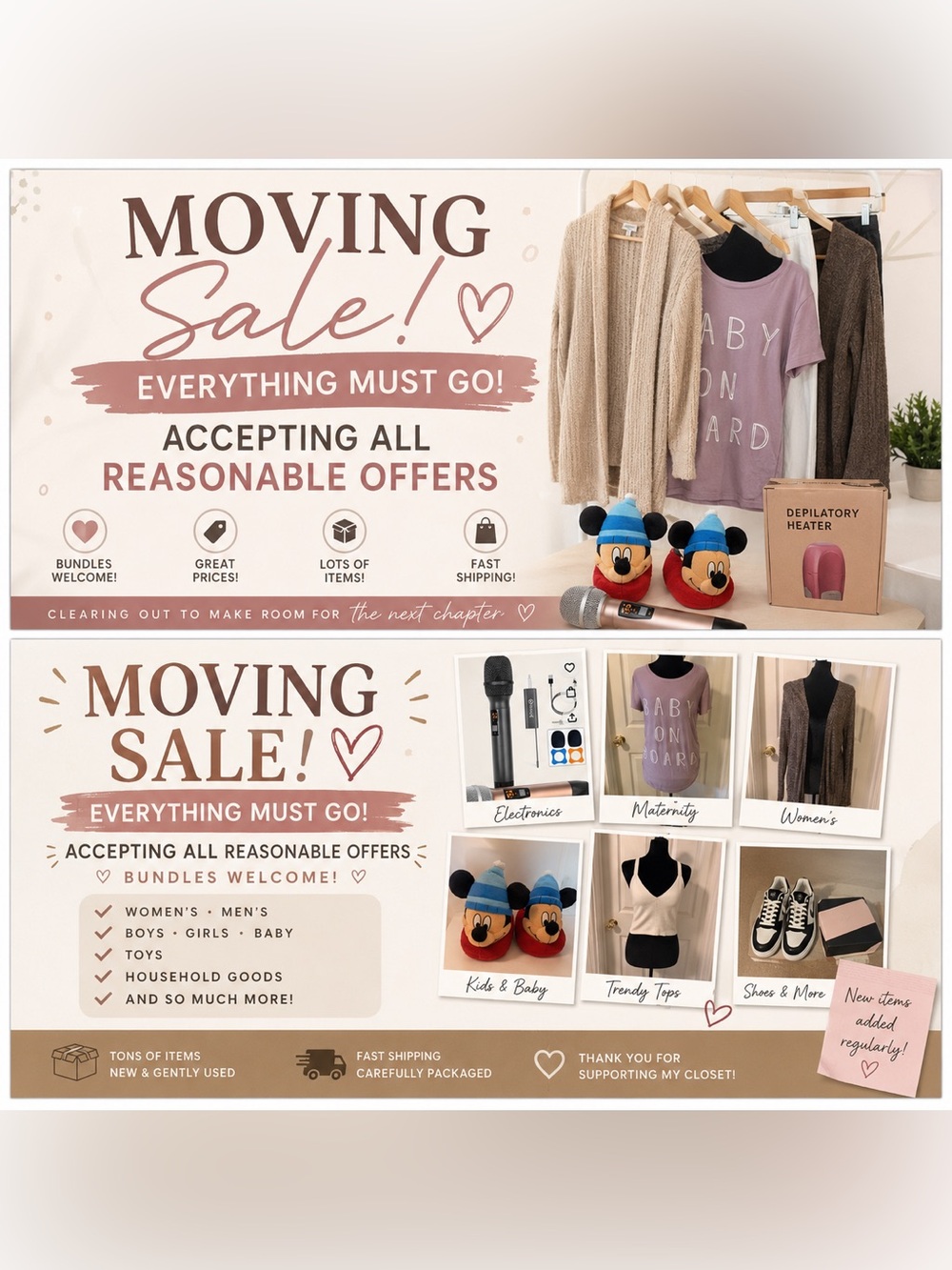 Moving Sale